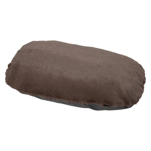 JACK AND VANILLA, ergonomisches ovales Kissen für Tiere, optimaler Komfort, Elegantes Design, pflegeleicht, Maße 95 x 62 x 30 cm, dunkelgrau, Modell Nimba von JACK AND VANILLA