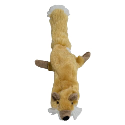 JACK AND VANILLA, Plüsch-Fuchsspielzeug für Hunde 18 cm, realistisches Design, Sound und waschbar, ideal für interaktive Spiele, leuchtende Farbe, Flatties-Modell JACK AND VANILLA, Plüsch-Fuchsspielzeug für Hunde 18 cm, realistisches Design, Sound und waschbar, ideal für interaktive Spiele, leuchtende Farbe, Flatties-Modell von JACK AND VANILLA