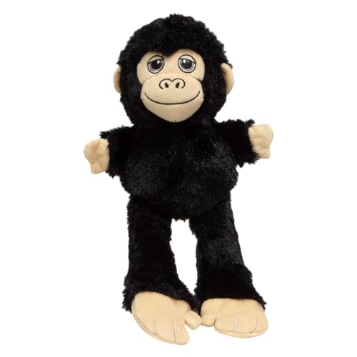 JACK AND VANILLA, Plüschtier „Schwarzer AFFE“ für Hunde und Katzen, weich, langlebig, Macht lustige Geräusche, leicht zu reinigen, ideal zum Spielen und Komfort, 30 cm, schwarz JACK AND VANILLA, Plüschtier „Schwarzer AFFE“ für Hunde und Katzen, weich, langlebig, Macht lustige Geräusche, leicht zu reinigen, ideal zum Spielen und Komfort, 30 cm, schwarz von JACK AND VANILLA