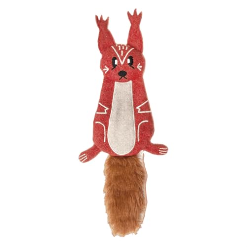 JACK AND VANILLA, Plüschspielzeug Eichhörnchen, 35 cm, von der Natur inspiriertes Design, weich und langlebig, ideal für Hunde, waschbar, ideal für interaktive Spiele, Modell Forest Fluff JACK AND VANILLA, Plüschspielzeug Eichhörnchen, 35 cm, von der Natur inspiriertes Design, weich und langlebig, ideal für Hunde, waschbar, ideal für interaktive Spiele, Modell Forest Fluff von JACK AND VANILLA
