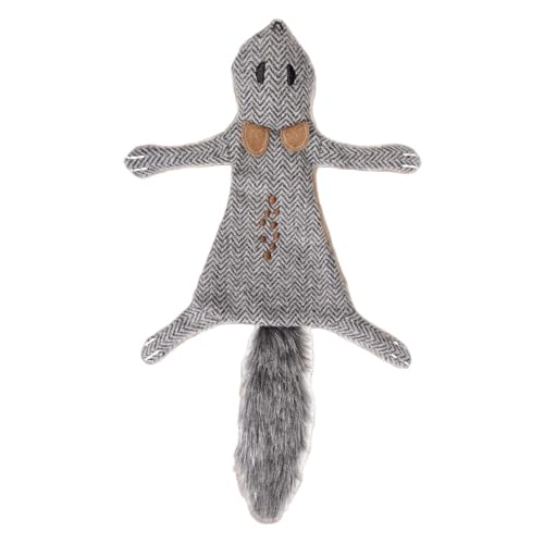 JACK AND VANILLA, Plüschspielzeug Eichhörnchen, 38 cm, Design inspiriert von der Natur, weich und langlebig, ideal für Hunde, waschbar, ideal für interaktive Spiele, Modell Forest Fluff von JACK AND VANILLA