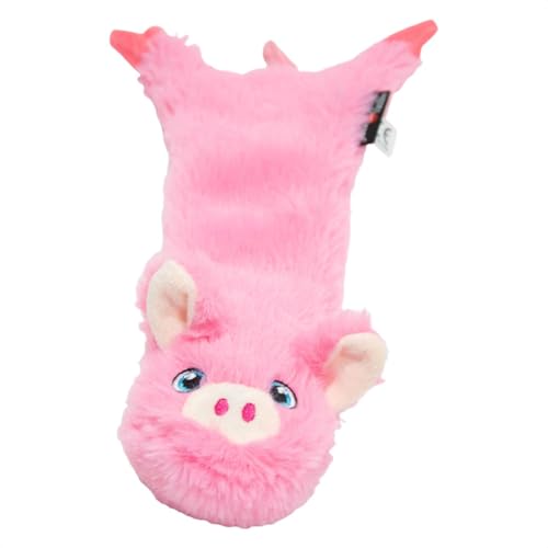JACK AND VANILLA, Plüschspielzeug Schweinchen für Hunde, 45 cm, realistisches Design, mit Ton und waschbar, ideal für interaktive Spiele, leuchtende Farben, Modell Flatties JACK AND VANILLA, Plüschspielzeug Schweinchen für Hunde, 45 cm, realistisches Design, mit Ton und waschbar, ideal für interaktive Spiele, leuchtende Farben, Modell Flatties von JACK AND VANILLA