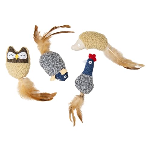 JACK AND VANILLA, Plüschtier für Hunde und Katzen, weiche und sichere Textur, ideal zum Spielen und Kuscheln, leicht zu reinigen, 9 cm, Mehrfarbig JACK AND VANILLA, Plüschtier für Hunde und Katzen, weiche und sichere Textur, ideal zum Spielen und Kuscheln, leicht zu reinigen, 9 cm, Mehrfarbig von JACK AND VANILLA