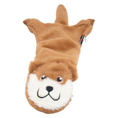 JACK AND VANILLA, Plüschtier Otter braun für Hunde, 30 cm, realistisches Design, klingt und waschbar, ideal für interaktive Spiele, leuchtende Farbe, Modell Flatties JACK AND VANILLA, Plüschtier Otter braun für Hunde, 30 cm, realistisches Design, klingt und waschbar, ideal für interaktive Spiele, leuchtende Farbe, Modell Flatties von JACK AND VANILLA