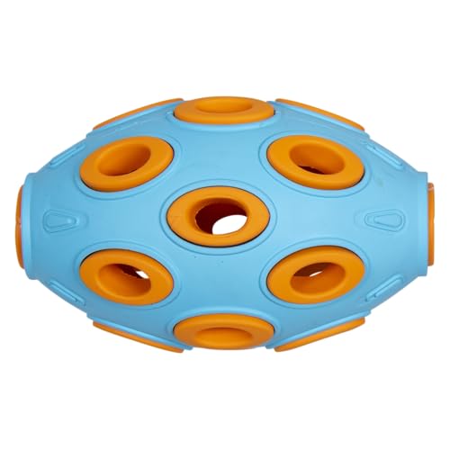 JACK AND VANILLA, langlebiges Haustierspielzeug aus Gummi, anregendes Snack-Ei, ideal für kleine bis mittelgroße Rassen, 12 cm, dunkelblau/orange, Modellspielzeug aus Gummi JACK AND VANILLA, langlebiges Haustierspielzeug aus Gummi, anregendes Snack-Ei, ideal für kleine bis mittelgroße Rassen, 12 cm, dunkelblau/orange, Modellspielzeug aus Gummi von JACK AND VANILLA