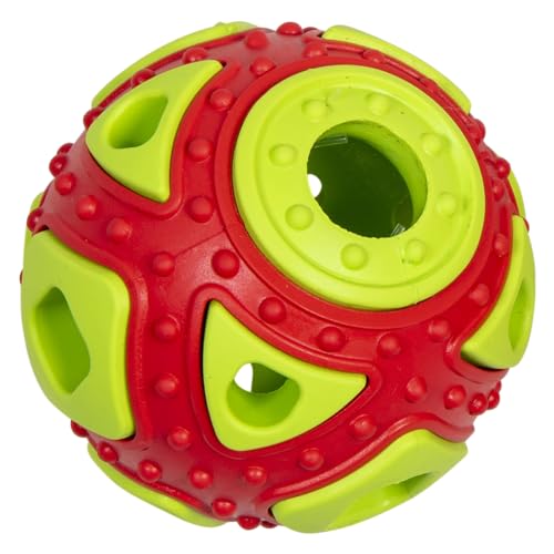 JACK AND VANILLA Strapazierfähiger Gummi-Snackball für Hunde, interaktives Spielzeug mit Leckerlis, attraktives orange/grünes Design, Ø 6,4 cm, Modell von Rubber Toys JACK AND VANILLA Strapazierfähiger Gummi-Snackball für Hunde, interaktives Spielzeug mit Leckerlis, attraktives orange/grünes Design, Ø 6,4 cm, Modell von Rubber Toys von JACK AND VANILLA