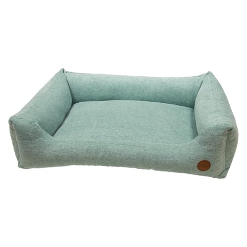 JACK AND VANILLA, Sofa für Haustiere, modernes und Elegantes Design, optimaler Komfort, pflegeleicht, langlebig, Maße 100 x 70 cm, Mintfarbe von JACK AND VANILLA