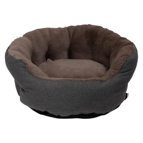 JACK AND VANILLA, Sofa für Hunde und Katzen, optimaler Komfort, Elegantes Design, langlebige Materialien, rutschfeste Basis, pflegeleicht, Maße 50 x 40 x 28 cm, dunkelgrau JACK AND VANILLA, Sofa für Hunde und Katzen, optimaler Komfort, Elegantes Design, langlebige Materialien, rutschfeste Basis, pflegeleicht, Maße 50 x 40 x 28 cm, dunkelgrau von JACK AND VANILLA
