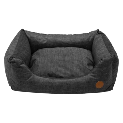 JACK AND VANILLA, Haustiersofa mit optimalem Komfort, Elegantes und langlebiges Design, leicht zu reinigen, ideal für kleine und mittlere Rassen, 60 x 80 cm, graue Farbe von JACK AND VANILLA