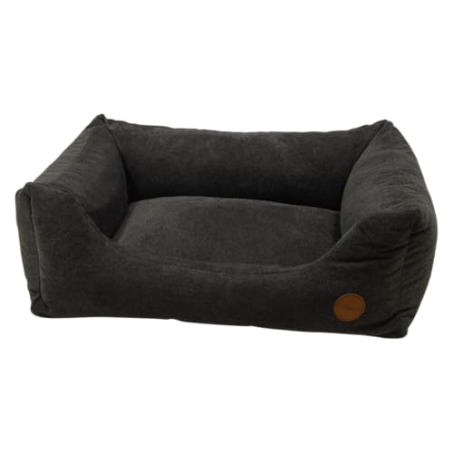 JACK AND VANILLA, Ergonomisches Haustiersofa aus Schaumstoff, modernes dunkelgraues Design, waschbarer Bezug, langlebig und bequem, ideal für Hunde und Katzen, 80 x 60 cm JACK AND VANILLA, Ergonomisches Haustiersofa aus Schaumstoff, modernes dunkelgraues Design, waschbarer Bezug, langlebig und bequem, ideal für Hunde und Katzen, 80 x 60 cm von JACK AND VANILLA