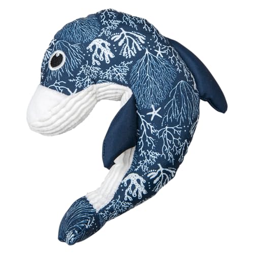 JACK AND VANILLA, blaues Hunde- und Katzenspielzeug in Delfinform, leicht und ungiftig, ideal zum Spielen und Trainieren, Größe 22 x 22 cm, Blaue Farbe JACK AND VANILLA, blaues Hunde- und Katzenspielzeug in Delfinform, leicht und ungiftig, ideal zum Spielen und Trainieren, Größe 22 x 22 cm, Blaue Farbe von JACK AND VANILLA
