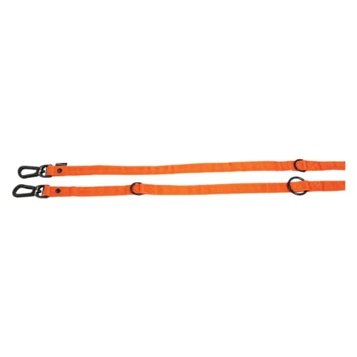 JACK AND VANILLA, Trainingsleine für Hunde, Comfort-Tube-Modell, Nylon, orange Farbe, Größe 20 mm x 200 cm von JACK AND VANILLA