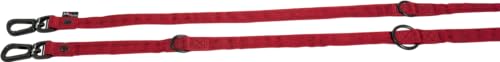 JACK AND VANILLA, Trainingsleine für Hunde, Comfort Tube-Modell, Nylon, rote Farbe, Größe 20 mm x 200 cm von JACK AND VANILLA
