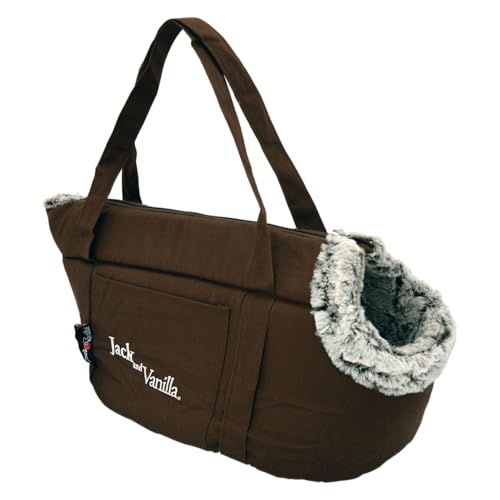 JACK AND VANILLA, Transportbox für Haustiere, ergonomisch, leicht und langlebig, mit optimaler Belüftung, leicht zu reinigen, 50 x 45 cm, Schlangenhautfarbe, Schlangenhautmodell von JACK AND VANILLA