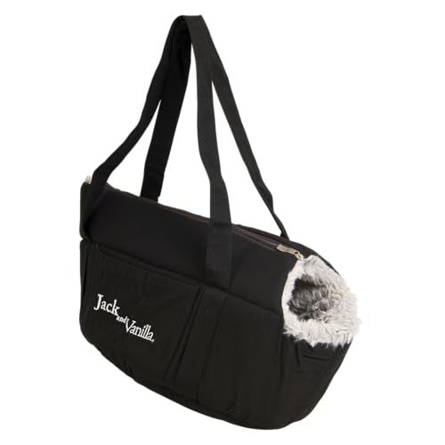 JACK AND VANILLA Ergonomische Tragetasche für Haustiere, wasserabweisend, mit Aufbewahrungstaschen und Sicherheitsgurt, ideal für Spaziergänge und Reisen, S, Nicht spezifiziert, Modell von JACK AND VANILLA
