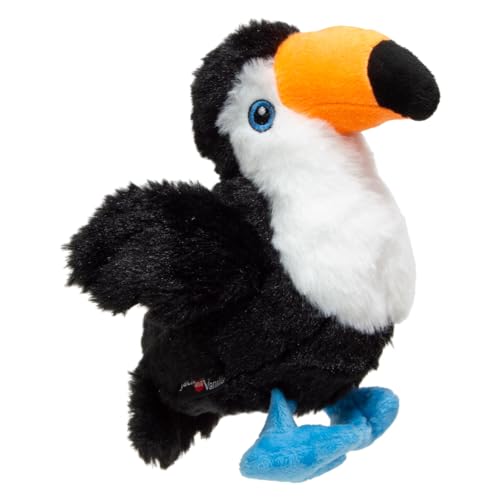 JACK AND VANILLA, Tukan-Spielzeug für Hunde und Katzen, REGT zum Spielen an, weiche Textur, langlebig, ungiftig, leicht zu reinigen, ideal für den Unterricht, 18 cm, Mehrfarbig von JACK AND VANILLA