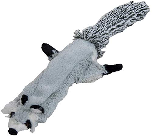 JACK AND VANILLA, Waschbär-Plüschtier für Hunde, 18 cm, realistisches Design, Sound und waschbar, ideal für interaktive Spiele, leuchtende Farbe, Flatties-Modell JACK AND VANILLA, Waschbär-Plüschtier für Hunde, 18 cm, realistisches Design, Sound und waschbar, ideal für interaktive Spiele, leuchtende Farbe, Flatties-Modell von JACK AND VANILLA
