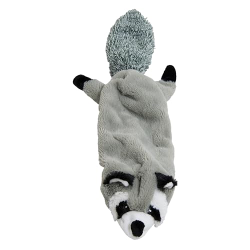 JACK AND VANILLA, Waschbär-Plüschtier für Hunde, 50 cm, realistisches Design, Sound und waschbar, ideal für interaktive Spiele, leuchtende Farbe, Flatties-Modell JACK AND VANILLA, Waschbär-Plüschtier für Hunde, 50 cm, realistisches Design, Sound und waschbar, ideal für interaktive Spiele, leuchtende Farbe, Flatties-Modell von JACK AND VANILLA