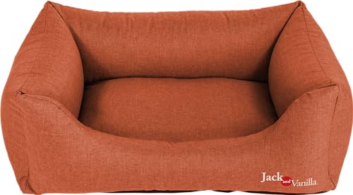 JACK AND VANILLA, Wasserdicht, Hundesofa, wasserdicht, Orange, M, 80 x 60 x 25 cm von JACK AND VANILLA