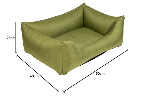 JACK AND VANILLA, wasserdichtes Sofa für Hunde und Katzen, modernes und Elegantes Design, pflegeleicht, optimaler Komfort, Maße 60 x 40 x 23 cm, grüne Farbe JACK AND VANILLA, wasserdichtes Sofa für Hunde und Katzen, modernes und Elegantes Design, pflegeleicht, optimaler Komfort, Maße 60 x 40 x 23 cm, grüne Farbe von JACK AND VANILLA