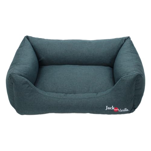 JACK AND VANILLA, wasserdichtes Sofa für Tiere, modernes und ergonomisches Design, ideal für Hunde und Katzen, leicht zu reinigen, Maße 70 x 100 x 26 cm, Farbe Petrolatum von JACK AND VANILLA