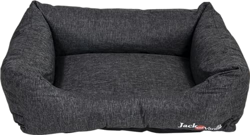 JACK AND VANILLA, Waterproof, Hundesofa, wasserdicht, schwarz, L, 100 x 70 x 26 cm von JACK AND VANILLA