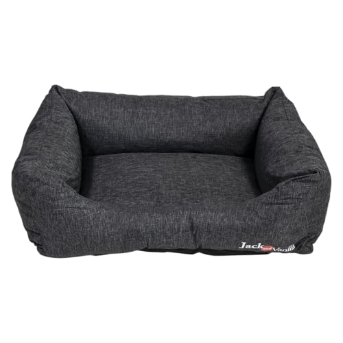 JACK AND VANILLA, Waterproof, Hundesofa, wasserdicht, schwarz, Größe M, 80 x 60 x 25 cm von JACK AND VANILLA