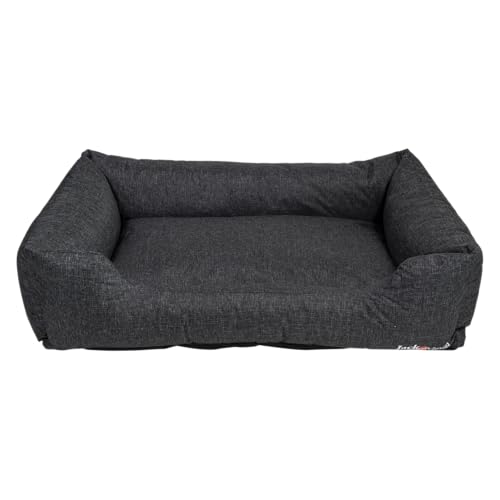 JACK AND VANILLA, Wasserfest, Hundesofa, wasserdicht, Schwarz, Größe XL, 120 x 82 x 27 cm von JACK AND VANILLA