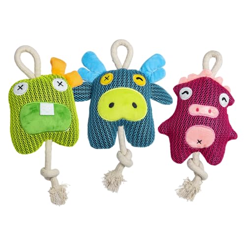 JACK AND VANILLA, weiche Plüschtiere aus Frosch, Schwein und Kuh, langlebig und waschbar, ideal für Hunde und Katzen, 28 cm, leuchtende Farben JACK AND VANILLA, weiche Plüschtiere aus Frosch, Schwein und Kuh, langlebig und waschbar, ideal für Hunde und Katzen, 28 cm, leuchtende Farben von JACK AND VANILLA