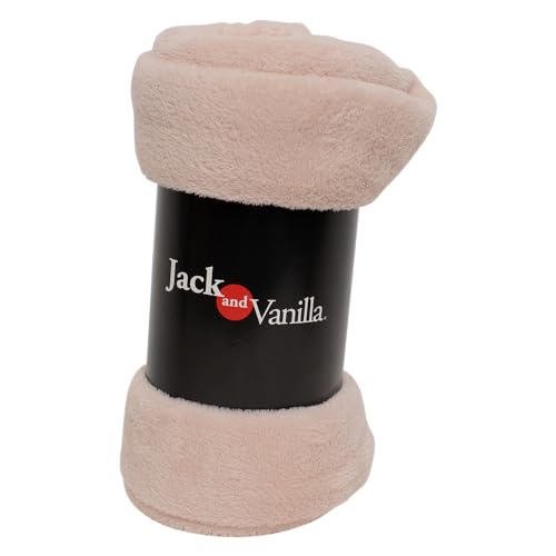 JACK AND VANILLA, weiche und Bequeme Decke in Rosa, ideal zum Kuscheln, 130 cm x 170 cm, perfekt für Sofa oder Bett, verleiht Ihrem Zuhause Wärme und Stil, Cocoon-Modell JACK AND VANILLA, weiche und Bequeme Decke in Rosa, ideal zum Kuscheln, 130 cm x 170 cm, perfekt für Sofa oder Bett, verleiht Ihrem Zuhause Wärme und Stil, Cocoon-Modell von JACK AND VANILLA