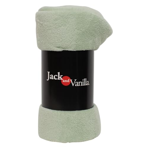 JACK AND VANILLA, Weiche und Elegante Decke in Mint, ideal für das Sofa oder kühle Abende, Maße 130 cm x 170 cm, perfekt für modernen Komfort, Modell Cocoon JACK AND VANILLA, Weiche und Elegante Decke in Mint, ideal für das Sofa oder kühle Abende, Maße 130 cm x 170 cm, perfekt für modernen Komfort, Modell Cocoon von JACK AND VANILLA