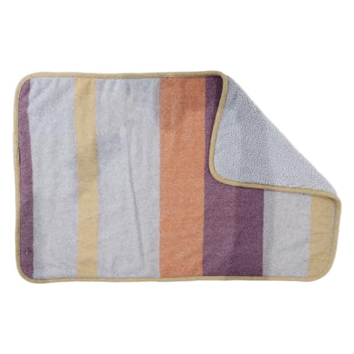 JACK AND VANILLA, weiche und warme Decke für Hunde oder Katzen, maschinenwaschbar, ideal für drinnen oder draußen, modernes Design, 75 x 50 cm, leuchtendes Rot von JACK AND VANILLA