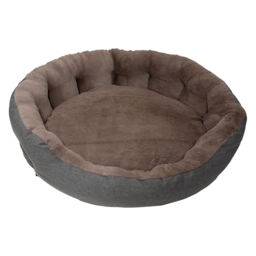 JACK AND VANILLA, bequemes Sofa für Hunde und Katzen, modernes Design, Abnehmbarer und waschbarer Bezug, mit Rutschfester Unterseite, Maße 80 x 65 x 28 cm, dunkelgraue Farbe von JACK AND VANILLA