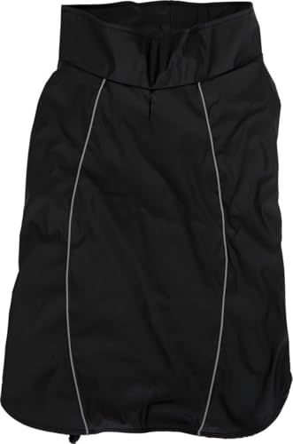 JACK AND VANILLA, wasserdichte Jacke ohne Kapuze für Hunde, Bequeme Passform, ideal für Outdoor-Aktivitäten, Bequeme Taschen, XXL, Länge 70 cm, Schwarze Farbe, Fisherman-Modell von JACK AND VANILLA
