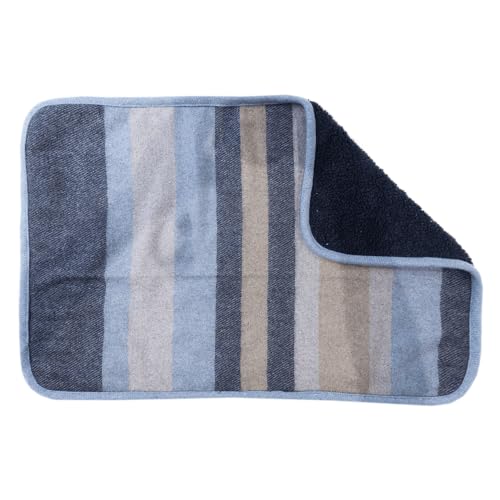 JACK AND VANILLA, weiche und Flauschige Decke für Hunde oder Katzen, maschinenwaschbar, ideal für zu Hause oder auf Reisen, Größe 90 x 60 cm, Elegante Blaue Farbe von JACK AND VANILLA
