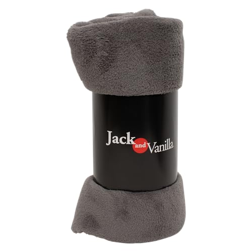 JACK AND VANILLA JV Cocoon Deken Anthrazit - 130 x 170 cm von JACK AND VANILLA