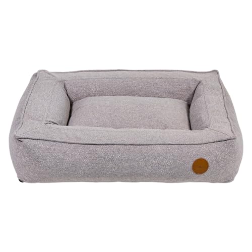 JACK AND VANILLA - JV Hampton Orthopädisches Laufgitterbett für Hunde – Bequemer Korb mit Rand für Hunde mit empfindlichen Gelenken – Hellgrau, M, 80 x 65 cm JACK AND VANILLA - JV Hampton Orthopädisches Laufgitterbett für Hunde – Bequemer Korb mit Rand für Hunde mit empfindlichen Gelenken – Hellgrau, M, 80 x 65 cm von JACK AND VANILLA