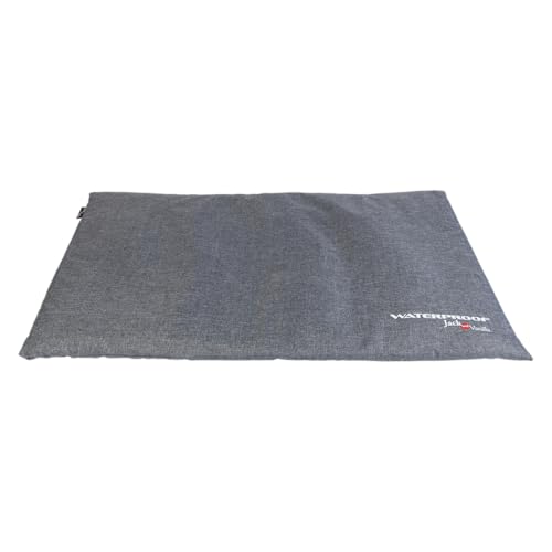 JACK AND VANILLA – Wasserdichtes Hundekäfigkissen – wasserdichte, rutschfeste Komfort-Schlafmatte für kleine bis große Hunde – Hellgrau, L, 85 x 55 cm JACK AND VANILLA – Wasserdichtes Hundekäfigkissen – wasserdichte, rutschfeste Komfort-Schlafmatte für kleine bis große Hunde – Hellgrau, L, 85 x 55 cm von JACK AND VANILLA