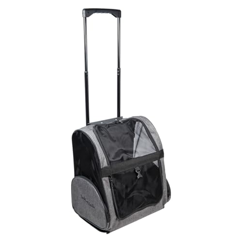 JACK AND VANILLA JV Reisetrolley Grijs/Zwart-40 x 26 x 40 cm von JACK AND VANILLA