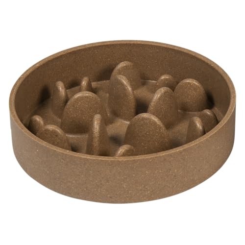 JACK AND VANILLA, Ökologischer Anti-Völlerei-Bambusnapf für Hunde, 750 ml, Ø17 cm, modernes und ästhetisches Design, beige, ideal für bessere Verdauung und Hygiene, Modell „Guten Appetit“. von JACK AND VANILLA