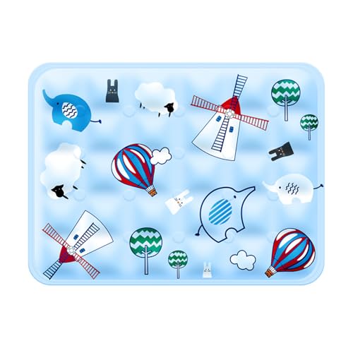 JACKANNA Haustier EIS kalten Zwinger Pad, Hund Kühler Matte, verdickt Haustier Kühlung Pad, Sommer EIS Kühlung Kühlung Hitze Prävention Haustier Lieferungen (Stil 1, XL) von JACKANNA
