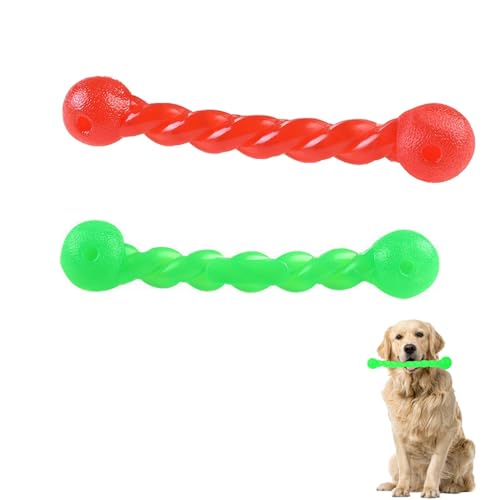 JACKANNA Hundespielzeug für Zähne, Wurfspielzeug Hund Kauknochen Ungiftig, 2 Pieces Hundespielzeug Große Hunde, Kauspielzeug Hund, reinigt die Zähne JACKANNA Hundespielzeug für Zähne, Wurfspielzeug Hund Kauknochen Ungiftig, 2 Pieces Hundespielzeug Große Hunde, Kauspielzeug Hund, reinigt die Zähne von JACKANNA