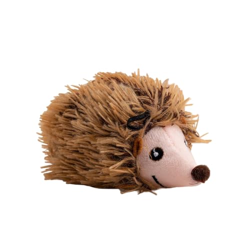 JACKANNA Igel-Stachel-Stoffhundespielzeug, Lärmendes Quietsch-Hundespielzeug, strapazierfähiges Plüsch-Spielzeug interaktives Kauspielzeug für Kleine, Mittlere und Große Hunde (Igel) von JACKANNA