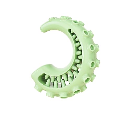 JACKANNA Pet Toys Food Leakage Dog high Boredom Toys Cleaning Teeth Grinding Teeth bite-Resistant Elastic Food Leakage Ball Dog Toys (Grün) von JACKANNA