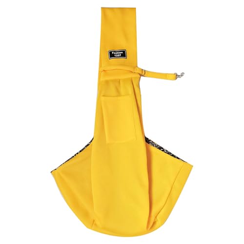 Jackanna Faltbare Haustier Tasche, Schulter Crossbody Outdoor tragbare große Kapazität Haustier Tasche (Gelb) von JACKANNA