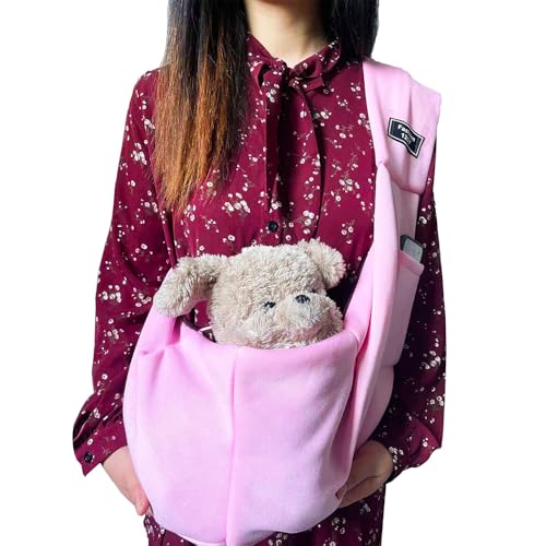 Jackanna Faltbare Haustier Tasche, Schulter Crossbody Outdoor tragbare große Kapazität Haustier Tasche (Rosa) von JACKANNA