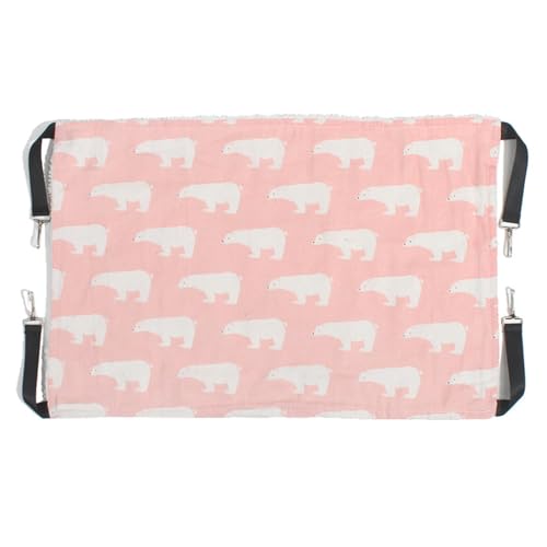 Jackanna Hängende Hängematte für Katzen, hängendes Nest für Haustiere, verstellbare Leine und Metallhaken Doppelseitige Hängemattenschaukel für Kätzchen und Kaninchen (Herbst/Winter Stil 2, L) Jackanna Hängende Hängematte für Katzen, hängendes Nest für Haustiere, verstellbare Leine und Metallhaken Doppelseitige Hängemattenschaukel für Kätzchen und Kaninchen (Herbst/Winter Stil 2, L) von JACKANNA