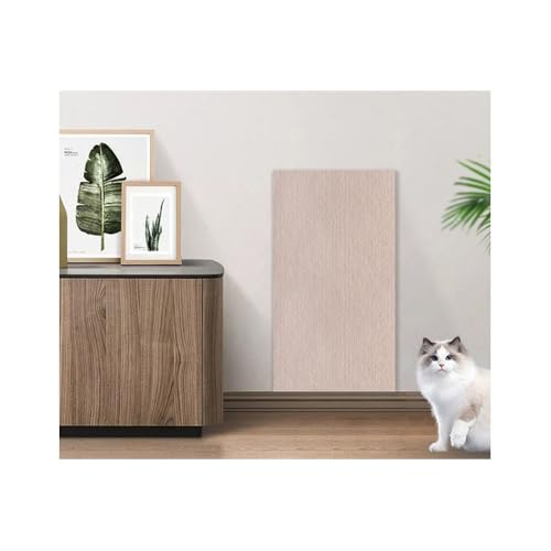 Jackanna Kratzfeste Katzenkratzmatte - Selbstklebende Sofaschutzfolie gegen Kratzer, strapazierfähig & fusselfrei, Schutz für Möbel & Wände (Khaki, 40 * 100cm) von JACKANNA