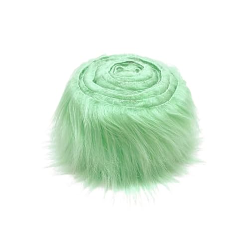 Jackanna Plüsch Kunstpelz Band Pelz Stoff Kunstleder Plüsch, Kunstpelz zum Basteln, Plüsch Dekostoff für Gnom Bart Weihnachtsmann Haar Zwerg Stuhlbezug Sitzkissen DIY Kostüm Dekoration (Farbe 5) von JACKANNA