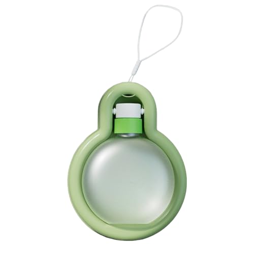 Jackanna Tragbare Hundewasserflasche und Hundefutterflaschenspender mit Schüssel - auslaufsichere, lebensmittelechte Kunststoffbecher (Grüne Wasserflasche, 500ml) von JACKANNA